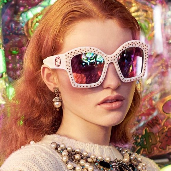 Gucci Star studs oversized sunglasses main image 7